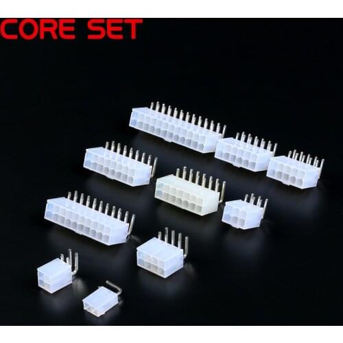 5557 4.2mm 1-12p Pin Female For PC Computer ATX Graphics Card GPU PCI-E PCIe Automotive Power Connector Plastic right angle