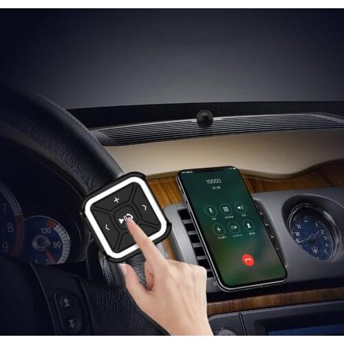Car Music Accessories Multifunction Wireless Media Button Remote Control Car Motorcycle Bicycle Steering Wheel MP3 Music Play