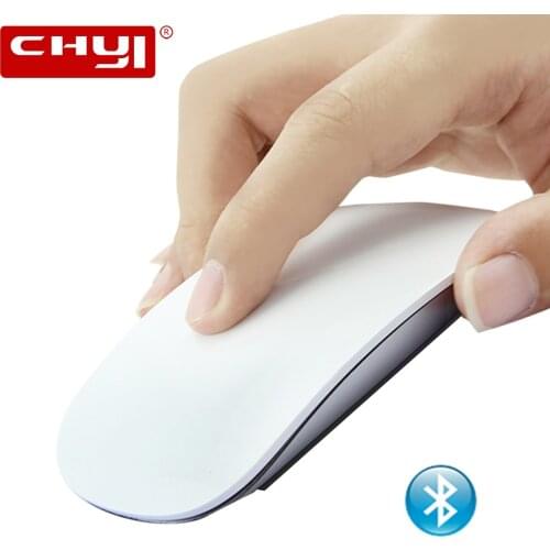 Magic Wireless Bluetooth Ultra Thin Touch Mouse Ergonomic Optical Mice 1600DPI Office Computer Mouse For Apple Macbook PC Laptop