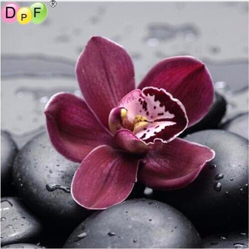 DPF 5D diamond painting flower full diamond cross stitch crystal square diamond sets decorative diamond embroidery wall painting