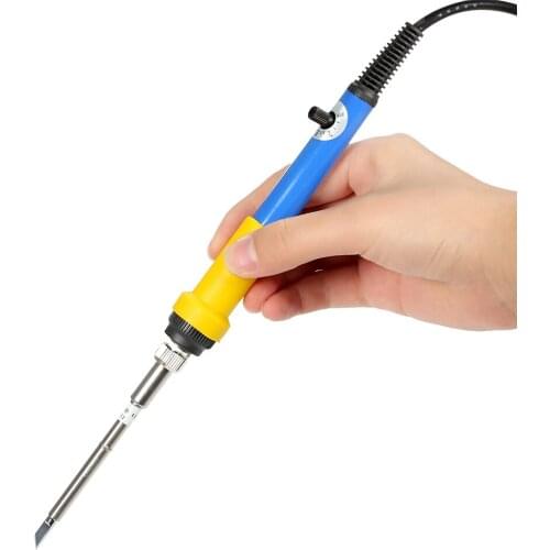 T12 DC 12-24V 75W Mini Electric Soldering Iron Adjustable Temperature 200-40 Degrees soldering iron Welding Tool with T12-K Tip