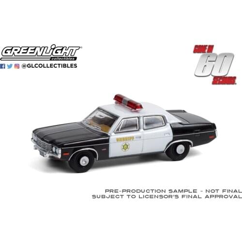 GreenLight 1:64 1973 AMC Matador Alloy model car Metal toys for childen kids diecast gift