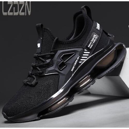 Sports Full Palm Air Cushion Spring Mens Shoes Running Shoes Tide Brand Fitness Shock Absorption Old INS Casual Autumn Shoes