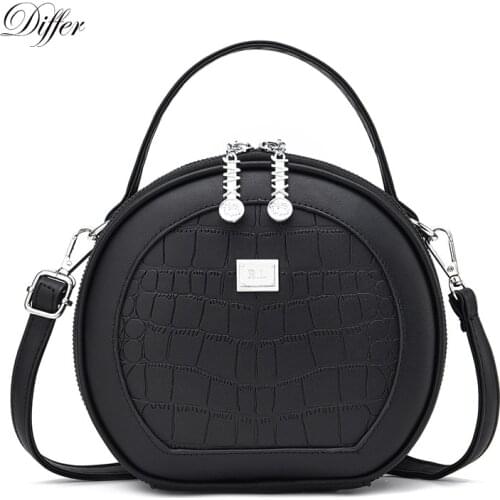 Small Round Tassel Saddle Bag PU Leather Shoulder Bag Women Crossbody Handbag Luxury Designer Crocodile Parttern Tote Sling Bag
