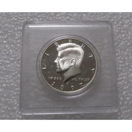 Real Rare Silver Original Coin Collection United States 19937 50 Cent Kennedy Presidential Commemorative Coin