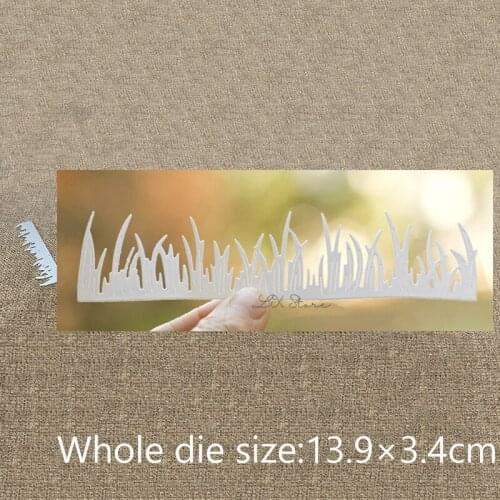 New Design Craft Metal Cutting Die grass edge decoration scrapbook die cuts Album Paper Card Craft Embossing die cuts