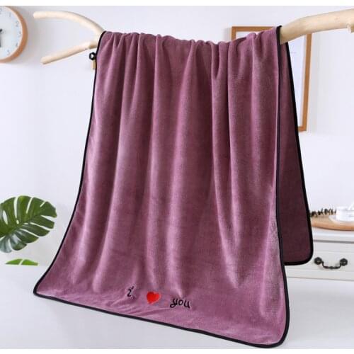 Microfiber Bath Towel Travel Set Blanket Swimming Set Men and Women Hotel Bath Towel Soft Absorbent Letter Painting Towel