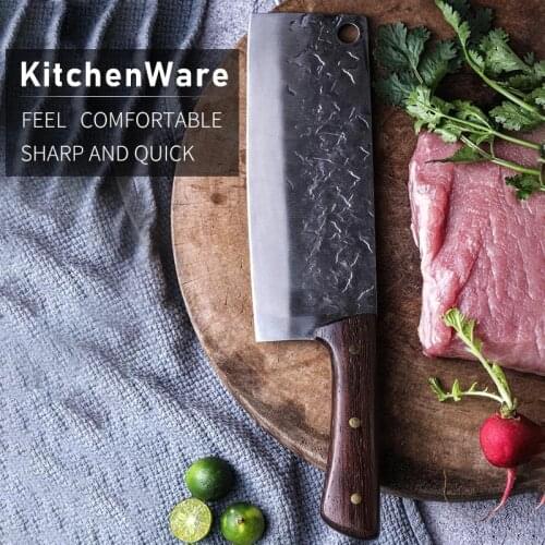 Hand forged slicing knife chefs knife kitchen kitchen knife meat cleaver cutting kitchen knife fish kitchen knife