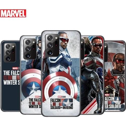 The Falcon and the Winter Soldier For Samsung A91 A81 A72 A71 A52 A51 A42 A41 A32 A31 A22 A21 A12 A02 A01 Core Black Phone Case