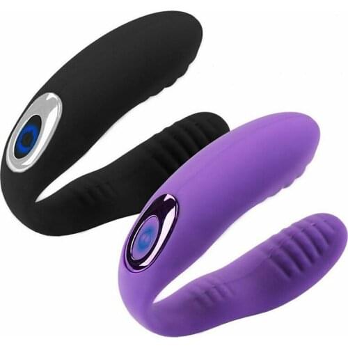 Quiet Dual U Shape G Spot Vibrator Wireless Remote Control Stimulation Adult Toy for Woman Couple Play