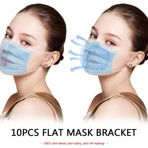 Health Care Mouth Face Mask Filter Pad Reusable 3D Silicone Mask Holder Breathable Valve Aid Mask Inner Cushion Support