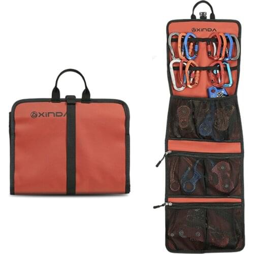 P355 Outdoor climbing portable storage bag, main lock, quick hang, loose parts, roll anti scratch, portable equipment bag