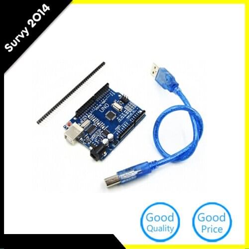 UNO R3 ATMEGA328P-AU ATMEGA8U2 Development Board For Arduino +USB Cable diy electronics