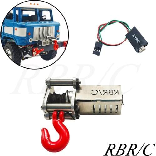 WPL JJRC MN Off-Road Climbing 4WD RC Car Model RBRC Metal Electric Winch Four-Channel Controller DIY Upgraded Accessory Part