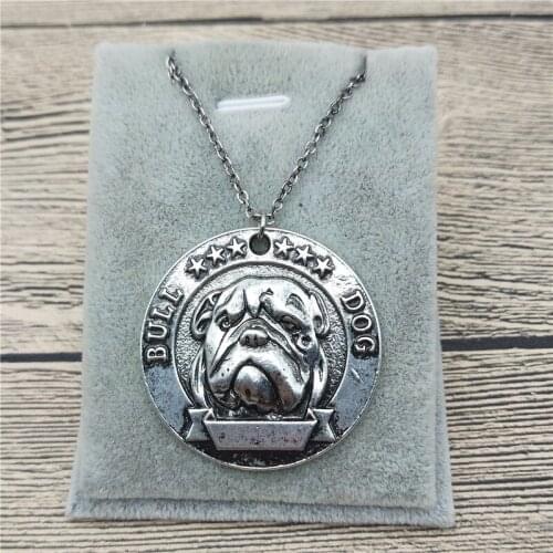 New Bulldog Necklace Classic Style Pet Jewellery Fashion Animal Jewellery French Bulldog Dog Pendant Necklace Women