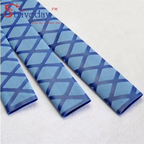 1 meter 5 color fishing rod racket anti-skid lightning protection handle jacket insulation pattern 50mm heat shrinkable tube DIY