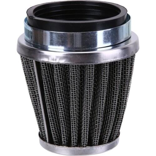 60mm 2 Layer Steel Net Filter Gauze Motorcycle Clamp-on Air Filter Cleaner