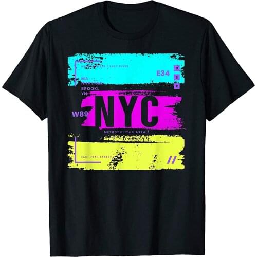 NYC New York City Manhattan Brooklyn East 79th Street Retro T-Shirt