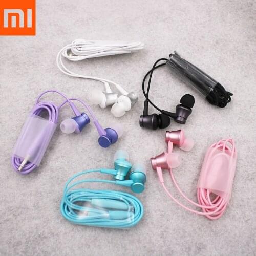 Xiaomi Earphone Cable 3.5MM Half In-Ear Fresh Headset Youth Version With Wire Control For Mi CC9 X2 F2 9T Pro samsung huawei