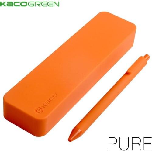 KACO PURE Soft Silicone Multi-function Pencil Case Candy Color for Student School and Office Stationery Supplies