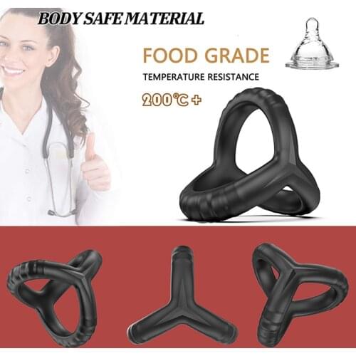 Adult Male Delay Ejaculation Penis Rings MenS Masturbator Cock Ring Couple