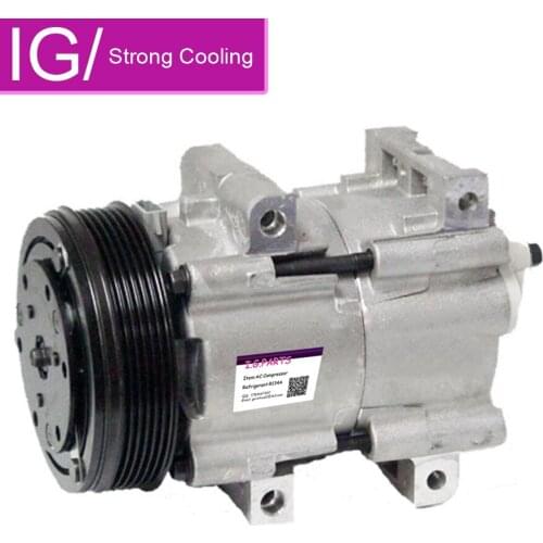 For AC Compressor For Ford F-250 F-350 F-450 F-550 Super Duty Pickup V8 7.3L 1999-2003 4R3Z19703A CO 101700C 5U2Z19V703FD