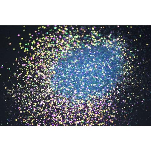 Cosmetic Colorful Iridescent White Glitter Mixes Craft Glitter For Nail Art Epoxy Mold Jewelry Making,Art Decoration