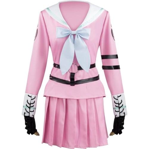 Costume Miu Iruma Danganronpa V3 Cosplay School Uniform Anime Cosplay Halloween Costume for Women Suit Carnival Sets
