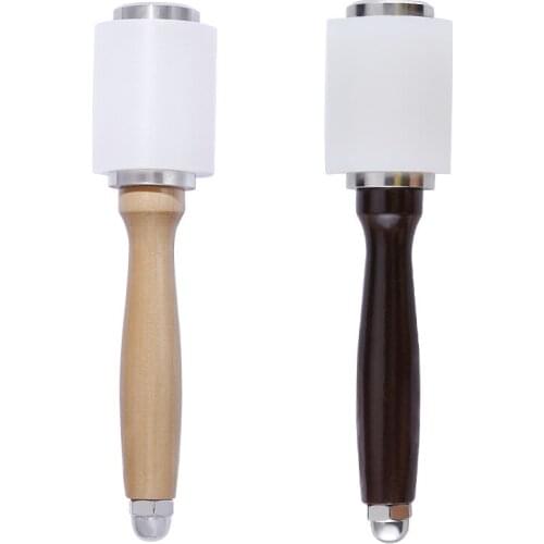 DIY Leathercraft Hammer Carving Cutting Punching Printing Nylon Hammer Leathercraft Carving Hammer Sew Leather Cowhide Tool Kit