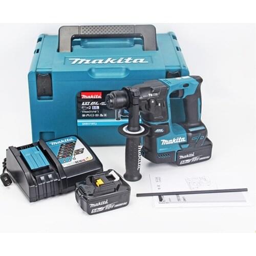 Makita DHR171 DHR171RTJ 18V LXT Cordless Brushless 17mm SDS Plus Rotary Hammer 5.0A Battery 2 pcs