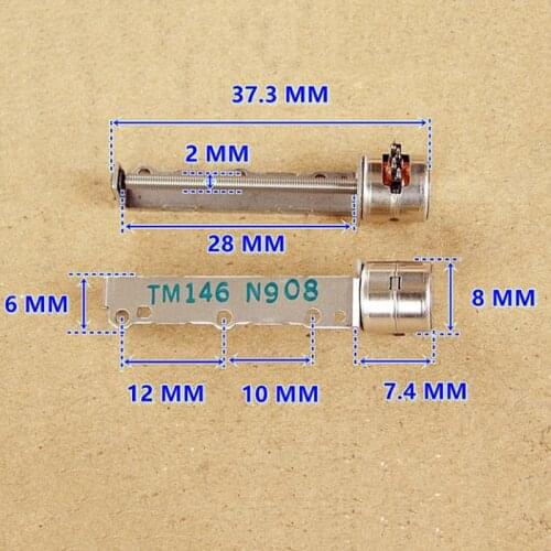 Micro Linear Actuator Mini Precison Stepper Motor 2-phase 4-wire Precision Linear Screw shaft stepping motor