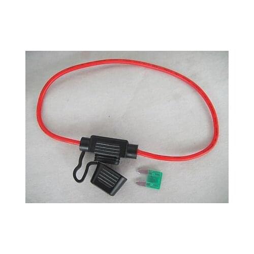 50x GTC Inline 16AWG ATM Mini Fuse Holder + 30A Fuse 4 Car/Boat/Truck Audio 140a