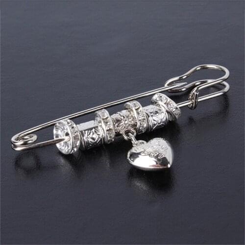 Fashion Love Cardigan Pin Brooch Buckle Fashion New Vintage Shawl Buckle Sweater Brooch Large Scarf Buckle Wedding Jewelry