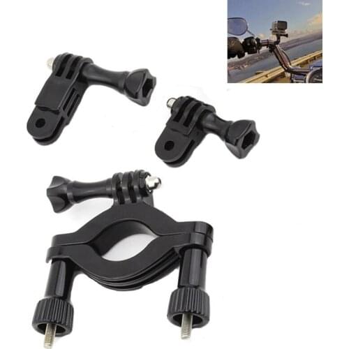Motorcycle Mount Bike Handlebar Seatpost Pole Roll Bar Mount with Extension Arms for GoPro Hero 6/5/4/3+/3/2/1 for Xiaomi Yi