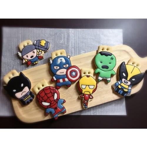 A Set Of Disney Marvel Cookie Mold Baking Tools Avengers Stainless Steel Cookie Mold Sugar Cake Mold
