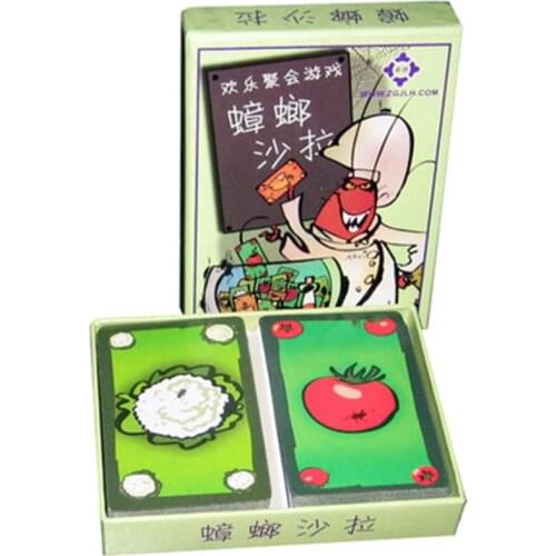 Cockroach Salad Board Game 2-6 Players Family/Party Best Gift for Children Cards Game Funny Game