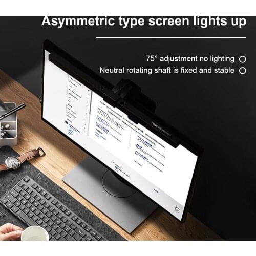 Stepless Dimming Eye-Care LED Desk Lamp For Computer PC Monitor Screen Hanging Light LED Reading Table Light USB Powered Lamp