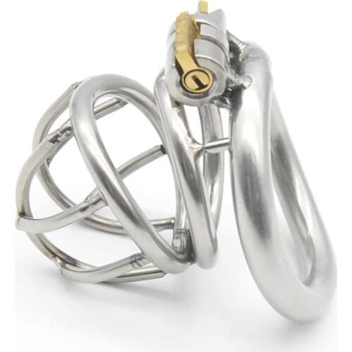 Newest Stealth Lock Ergonomic Design Male Chastity Device,Stainless Steel Cock Cage,Penis Ring,Chastity Belt,226