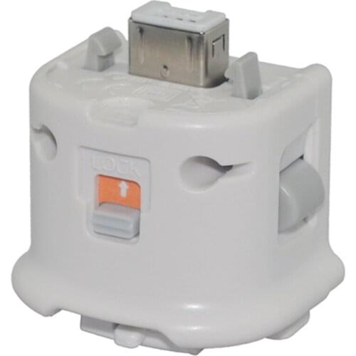 New Motion Plus Adapter Sensor for Nintendo for Wii Console Plus Remote Wireless Wiimote Controller white