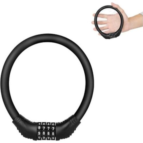 NEW Motorcycle Lock Anti-Theft Security PVC Soft Steel Cable Cut Resistance Motocross Electric Vehicle Locks Bicycle Lock Passwo