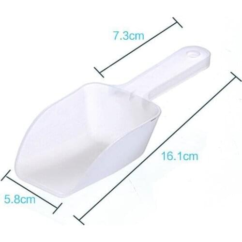 Plastic Food Sweets Favor Candy Ice Scoops Scraper Flour Shovel Wedding Party Buffet Bar Tools Accessories ZA6877