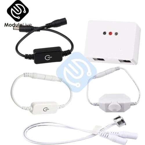 LED Dimmer DC12V Touch Sensor Light Dimmer Brightness Stepless Dimmable Switch For LED Strip DIY 24V Infrared Sensor LED Switch