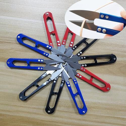 U Shape Stainless Steel Yarn Cutter Sewing Scissors Nippers Clippers Embroidery Craft Tailor Scissor Convenient Shears