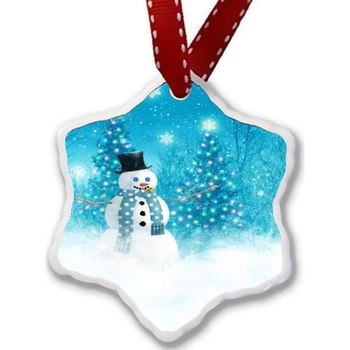 Snowman Ornament,Christmas Ornament,Custom Christmas Ornaments,Personalized Snowman Ornament,Christmas Tree Decor,Christmas Gift