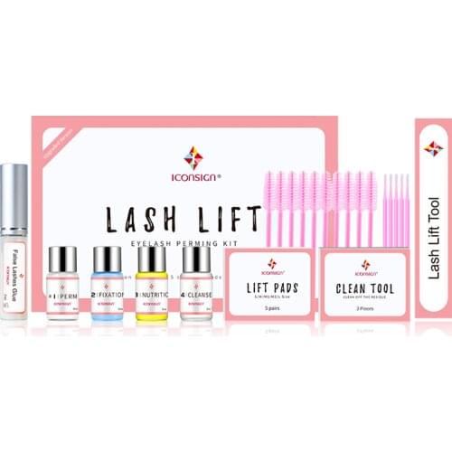 Upgrade Version Iconsign lash lift kit eyelash lifting set full professional eyelash lift make up for eyelash growth