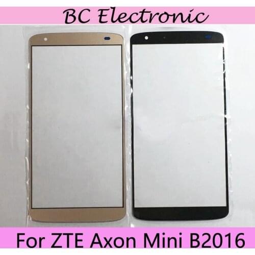 For ZTE Axon Mini B2016 Outer Glass Lens For ZTE Axon Mini B 2016 Touchscreen Touch screen Outer Screen Glass Cover without flex
