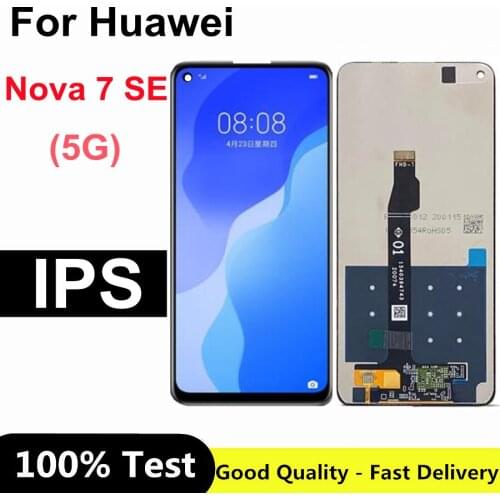 6.5" For Huawei Nova 7SE LCD Display with Touch Screen Digitizer for Huawei Nova 7SE Pantalla Screen Nova 7 SE 5G Display