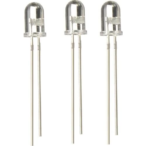 30pcs 5mm 850nm Infrared IR Launch emission LED Night Vision Luminous Diode LED Bulb lamp Lighting