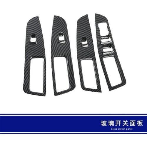 4Pcs Car Glass Lift Switch Panel Door Armrest Lift Modification For Ford EDGE PLUS 2021