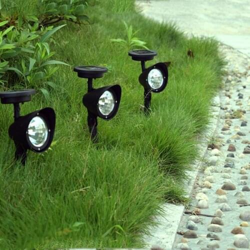 4PCS Solar Spot Light Outdoor Garden Lawn Landscape Spotlight Path Lamp 4LED Solar Decoration Light For Garden And Vegetable